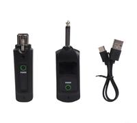 Wireless 2 4G XLR Mic System with Stable Signal, Rechargeable, and Ability to Operate Multiple Devices at the Same Time (1 in 1)