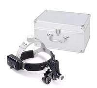 Wireless 3.5x Surgical Binocular Magnifier Headband with headlight & carry case