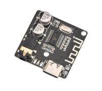 Wireless 5.0 MP3 Decoder Board Lossless Audio Module for usb-c Power DIY Speaker Kit 3.5mm AUX Output Black 3.5x3.3mm(Black)