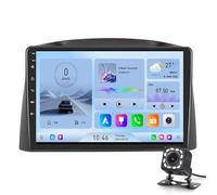 Wireless 9" CarPlay Screen for Jeep 2005-2007, Portable Car Stereo with Android Auto, Display Screen with Camera, Upgrade Your In-Car Experience