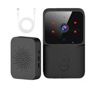 Wireless Access Intelligent Security System, HD Video Interpretation System | Recharged Device with Wide Lens, Motion Alarm
