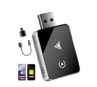 Wireless Adapter 2-in-1 for CarPlay/Android Car, PARPAT Conversion from Wired to Wireless with USB/Type-C, Stable Connection and No Delay, Compatible with iPhone/Android