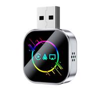 Wireless Adapter for Car,No Delay Plug Play Converter,Car Display Adapter - for Long Distance Travel City Driving Highway Navigation Music Streaming Calling Parking Assistance