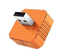 Wireless Adapter for Car, Plug And Play Fast Connection, 2 Inches Mini Phone Converter, Dongle with Smart Chip, Automotive Accessory with USB Port, Signal Link for RV Truck Sedan Pickup