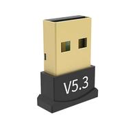 Wireless Adapter for Pc - 5.3 Usb Dongle Receiver, Compact Wireless Transmitter | Usb Transmitter Receiver, Computer Accessories for Headphones, Keyboards, Audio, Desktop, Laptop, Office, Home Setup