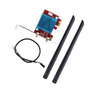 Wireless Adapter Pcie 1x to M. 2 Ngff Ekey Pcb Red for Desktop PC