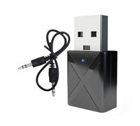 Wireless Adapter - USB Adapter | 5.0 Wireless Desktop Transmitter, Black Colour Easy to Connect and Exit 2 in 1 Plug-and-Play Lightweight for Remote Work