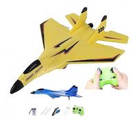 Wireless Aeroplane Toy with Remote Control - 2023 Su-35 RC Plane 2.4 GHz with Lights, RC Foam Fighter Plane for Adults Outdoors, Last Intervention