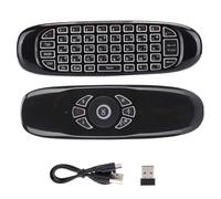 Wireless Air Fly Mouse with Remote Control, Lightweight 2-in-1 Keyboard and Mouse with Two Colorful LED Indicator Lights, Bluetooth Receiver, Three-Axis G-Sensor