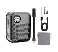Wireless Air Pump with LED Display Portable Tire Inflator Type-C Charging Electric Bicycle Pump Small Inflation Pumps for Car Bike Tyre Ball Cushion Bed