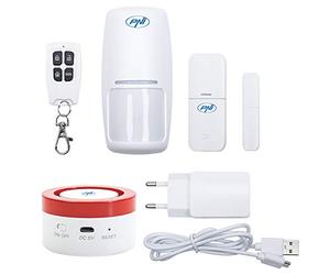 Wireless alarm system PNI Safe House PG600, smart home security system, wireless connection, burglar alarm, wireless alarm, smart alert through TUYA iOS/Android application