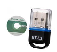 Wireless Audio Receiver USB Adapter 5.3 Abs Wireless Audio Receiver | One-click Pairing, Ultra-compact Design, Stable Connection, Portable USB Adapter for Laptop and Desktop