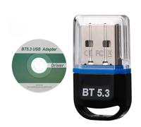 Wireless Audio Receiver USB Adapter 5.3 Portable ABS for Laptop Desktop | RT5370 Wifi Adapter, Wireless Audio Transmitter and Receiver, Ultra-Compact Steady Transmission