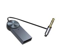 Wireless Audio Receiver - Vehicle Audio Receivers | Noise-Cancelling Transmitter Double-Device Pairing, Plug-and-Play Automotive Interior Accessories for Outdoor Adventures Business Travel