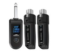 Wireless Audio Transmitter - Speaker Splitter,49FT Range Wireless Audio Adapter Kit - for TV Soundbar Mixer Guitar Radio Music Streaming Home Player