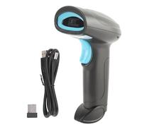 Wireless Barcode Scanner 2.4G Smart Voice 1D 2D Barcodes Handheld Scanning Gun With Built in Battery For Store Warehouse Shopping Mall Supermarket
