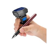 Wireless Barcode Scanner, Bluetooth 1D/2D Reader with Data Storage, Multiple Connection Methods, Custom Number Prefix/Suffix Support, Long Battery Life