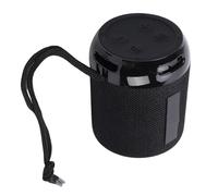 Wireless Bass Speaker with Bluetooth Technology for Clear Handsfree Calls - Ideal for Outdoor Use - Durable ABS Material - Compact Size 2.9in X 2.9in X 3.8in (Black)