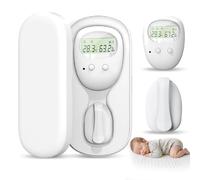 Wireless Bedwetting Alarm, Alarm with Receiver & Clip-on Transmitter, Bedwetting Alarms for Boys and Girls, USB Rechargeable, Bedding Sensor for Children, Overcoming Bedwetting (B)