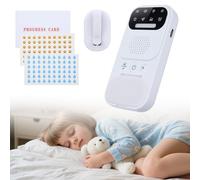 Wireless Bedwetting Alarm Bestcool Rechargeable Bed Wetting Alarm Pee Alert for Kids Elderly Night Potty Training Bed Wetting Sensor with Sound & Vibration, 4 Melodies, Night Light and Cleaning Light