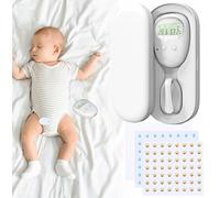 Wireless Bedwetting Alarm for Children 3 Alert Modes Pee Monitor with Sound & Vibration, Bedwetting Monitors for Potty Training, Care of Kids and Elderly (Temperature+Humidity Display)