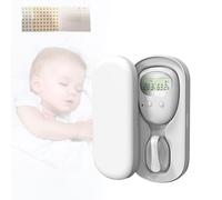 Wireless Bedwetting Alarm with Display Screen, Temperature and Humidity Display, 3 Alert Modes, USB Rechargeable, Automatically Detect Incontinence for Boys and Girls