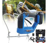 Wireless Beehive Frame Shaking Machine with Anti-Slip Grip, Rechargeable Bee Shaker Designed for Beekeepers to Prevent Stings and Improve Honey Extraction (Blue, 1 Battery)