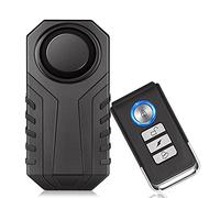 Wireless Bicycle Alarm, Anti-Theft Vibration Motorcycle Bicycle Alarms Waterproof Vehicle Security Alarm System Volume and Sensitivity Adjustable for Bike Motorcycle Car Vehicles Door Window