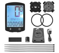 Wireless Bike Computer with Cadence USB Rechargeable Multi Function High Clear Display IPX6 Speedometer Odometer for Road Mountain Cycling Enthusiasts (5 Language)