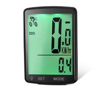 Wireless Bike Computer with Lcd Display Bicycle Odometer Speedometer