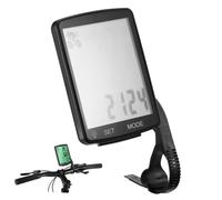 Wireless Black Odometer Bike Computer Speedometer Bicycle Abs Pmma