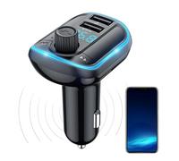 Wireless Blue-tooth | Fm Transmitter Radio Receiver For Car Handsfree Calling - USB High-Fidelity Fm Transmitter, Transmitter Wireless | Music Player | Seamless Streaming For All Smartphones