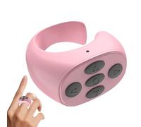 Wireless Blueetooth Remote Control | Wireless Scrolling Page Turner | Ring Design Fingertip Scrolling Clicker | Durable Fingertip Page Turner - Chargeable Remote for Lazy Lying Down Control CellPhones