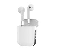 Wireless Bluetooth 5.3 In-Ear Earphones Battery LED Display for iPhone Samsung Androids - White