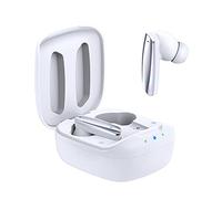 Wireless Bluetooth Earbuds, Bluetooth 5.0 Earphones, Noise Cancelling Ear Buds, Clear Calls in Ear Headphones with LED Display Charging Case, Wireless Ear Phones for iPhone Android TV Sports White