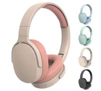 Wireless Bluetooth Headphones, HiFi Foldable Intelligent Noise Reduction Adjustable Headset with Microphone, Comfort Heavy Bass Earphones, Bluetooth 5.1 Stereo Over Ear Headphone for Sports Travel