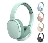 Wireless Bluetooth Headphones, HiFi Foldable Intelligent Noise Reduction Adjustable Headset with Microphone, Comfort Heavy Bass Earphones, Bluetooth 5.1 Stereo Over Ear Headphone for Sports Travel