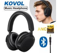 Bluetooth Wireless Headphones with Noise Cancelling Over-Ear Stereo Earphones UK
