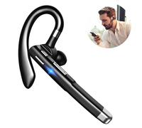 Wireless Bluetooth Headset, HiFi Quality Sound Hands-Free Calling Earpiece With Mute Feature And Digital Display, Ideal For Business Meetings And