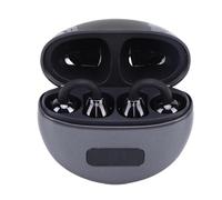 Wireless Bluetooth HiFi Touch Control Ear Buds with Noise Canceling Mics for Running Exercise, Clear Sound Quality LED Digital Display Ear Buds for Outdoor Activities (Black)