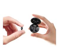 Wireless Bluetooth Invisible Small Earbuds Soft In Ear Headphones ENC Noise Cancelling Hidden Earphones Small Ear Buds for Smaller Ears TWS Mini Sleep Earbuds for iPhone Android Office Work Sleeping