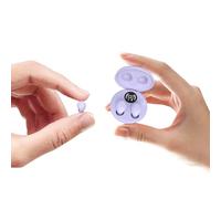 Wireless Bluetooth Invisible Small Earbuds Soft In Ear Headphones ENC Noise Cancelling Hidden Earphones Small Ear Buds for Smaller Ears TWS Mini Sleep Earbuds for iPhone Android Office Work Sleeping