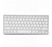 Wireless Bluetooth Keyboard, 78 Keys Ultra Slim and Compact Wireless Keyboard, Mini External Keyboard for Laptop Tablet Computer Smart TV (Arabic)