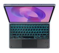 Wireless Bluetooth Keyboard Folio Case for Lenovo Xiaoxin Pad Pro 12.7" (2025) TB373FU / TB375FC | Lenovo Idea Tab Pro (2025) (12.7"), Backlit Keyboard | Touch Mouse