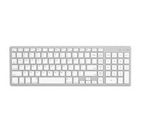 Wireless Bluetooth Keyboard for Apple Mac OS - US QWERTY Layout, Scissor Keys Precise Typing, Rechargeable Battery, Extra-Long Working Time, Compatible with iMac/MacBook Pro/Mac Mini or iPad