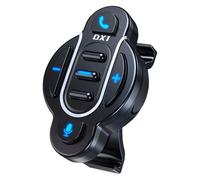 Wireless Bluetooth Media Button IPX6 Waterproof Remote Control Wake up Siri Voice Assistant for Motorcycle Bike Handlebar Rechargeable Wireless Handlebar Remote Controller for iPhone/Android
