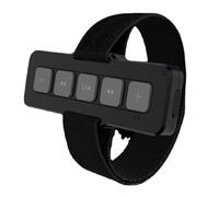 Wireless Bluetooth Media Button Remote Control for Car Bike Motorcycle Wrist Strap Wireless Remote Controller Rechargeable Support Siri Voice Assistant Compatible with iPhone Android