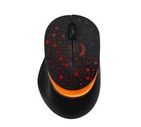 Wireless Bluetooth Mouse, Ergonomic Tri-Mode Rechargeable Silent Portable Optical Mice, with Star Sky RGB Backlight & Gradient Breathing Light, for PC Laptop Tablet, Boys Girls Men Women Gift（Black）