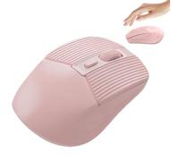 Wireless Bluetooth Mouse,Rechargeable,Silent,Dual Mode (Bluetooth & USB),Pink Portable Cordless Mice for iPad MacBook PC Laptop Computer Tablet Phone Women Girl Sister Student Office School Gift