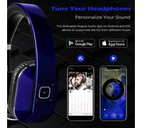 Wireless Bluetooth Over-Ear Stereo Headphones NFC Headset - August EP650